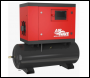 Airwave Micro-Speed, Variable Speed Compressor, 5.5hp/4Kw-400V, 17 CFM, 6-10 Bar 160L Tank Mounted