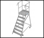 KRAUSE STABILO SINGLE SIDED ALUMINIUM PLATFORM LADDER DIFFERENT TREADS AVAILABLE