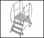 KRAUSE STABILO DOUBLE SIDED ALUMINIUM PLATFORM LADDER DIFFERENT TREADS AVAILABLE