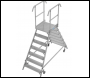 KRAUSE STABILO DOUBLE SIDED ALUMINIUM PLATFORM LADDER DIFFERENT TREADS AVAILABLE