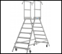 KRAUSE STABILO DOUBLE SIDED ALUMINIUM PLATFORM LADDER DIFFERENT TREADS AVAILABLE