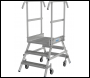 KRAUSE STABILO R13 DOUBLE SIDED ALUMINIUM PLATFORM LADDER DIFFERENT TREADS AVAILABLE