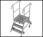 KRAUSE STABILO R13 DOUBLE SIDED ALUMINIUM PLATFORM LADDER DIFFERENT TREADS AVAILABLE