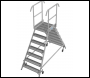 KRAUSE STABILO R13 DOUBLE SIDED ALUMINIUM PLATFORM LADDER DIFFERENT TREADS AVAILABLE