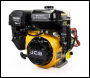 JCB 15hp 25.4mm 1” Petrol Engine, 457cc, 4 Stroke, OHV, Electric Start Horizontal Shaft | JCB-E460PE