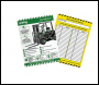 Scafftag Forkliftag Standard Inserts - Per 10 inserts - Code: ETSI 51