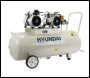 Hyundai HY275100 2hp 100L Oil Free Low Noise Electric Air Compressor 9.19CFM 145psi Direct Drive - HY275100