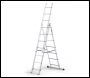 Drabest Industrial Aluminium Ladder 3x7 steps - Code: 3X7-BASIC