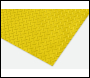 Blue Diamond SiteMat - Anti Slip Bright Yellow PVC Protection Matting - 10 metre Roll, 2mm x 100cm - CR2100-1YL