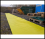 Blue Diamond SiteMat - Anti Slip Bright Yellow PVC Protection Matting - 10 metre Roll, 2mm x 100cm - CR2100-1YL