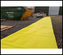 Blue Diamond SiteMat - Anti Slip Bright Yellow PVC Protection Matting - 10 metre Roll, 2mm x 100cm - CR2100-1YL