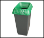 Unisan Facilo Recycling Bin 50L - Optional Lid Colours Available