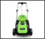 GardenTek 38cm Corded Electric 1600w/230v Roller Mulching Lawn Mower - GT38E