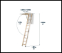 Werner Stowaway Complete Timber Loft Ladder Access Kit - 2.84m - 34536000