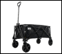 GardenTek Folding Trolley On Wheels Garden Trolley 120kg Load 135 Litre Capacity - Code GTW220