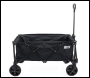 GardenTek Folding Trolley On Wheels Garden Trolley 120kg Load 135 Litre Capacity - Code GTW220