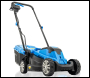 Hyundai 33cm 1300 Watt Electric Lawn Mower 11m Detachable Power Cable - 3 Heights - 30 Litre Collection Bag - Code HYM3313E