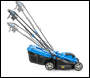 Hyundai 33cm 1300 Watt Electric Lawn Mower 11m Detachable Power Cable - 3 Heights - 30 Litre Collection Bag - Code HYM3313E
