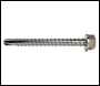 Evolution A4 Bi Met 5.5 x 100mm hex head self-drilling screw A4BMHH5.5-100-3 - Per box of 100