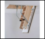 DOLLE REI45 Fire Resistant Loft Ladder 120 x 70 cm - extension kit available - Code DOLLE/REI45/101675