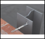 VISTA Galvanised Frame Cramp with Drip (Available in different sizes) per 250 - Code VE7D-G.MS