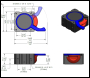 Rix RX-500, 500lb / 227 kg Magnets