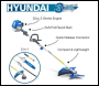 Hyundai HYMT5200X-1 52cc Petrol Garden 5 in 1 Multi Tool - Code HYMT5200X-1