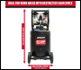 SIP DD 2hp 50ltr Low Noise Vertical Compressor - Code 05483