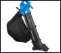 Hyundai 3000w 3-in-1 Leaf Blower, Vacuum, Shredder, 6-Speed, 45L Large Collection Bag, Long 12m Cable - HYBV3000E2