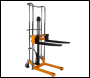 TUV Platform Stacker with adjustable forks 400kg 1.5m - PJ4150A