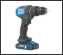 Hyundai 20V Cordless 65Nm Hammer Drill and 230Nm Impact Driver Brushless Kit, 2x 2.0Ah Li-ion Batteries and 2A Charger - S01-T2B