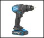 Hyundai 20V Cordless Hammer Drill 60Nm and Angle Grinder 115mm Brushless Kit, inc. 2.0Ah and 4.0Ah Li-ion Battery and 2A Charger - S02-FTB