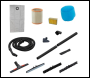 Maxvac DV80 M Class Filtration 80Ltr with Twin Motor Wet/Dry Vacuum - 110V or 230v Inc Wand Kit and Fixed Floor Bar - MV-DV-80-LBN-FB