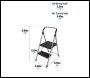 Werner Sure Grip Comfort Step Stool - 2 Step - Code 22493