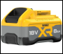 Dewalt DCB1880-XJ 18V 8.0Ah XR LI-Ion Tabless Battery