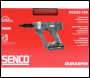 Senco 10A7001N DS525-18V DuraSpin Auto-Feed Screwdriver With 2 x 3.0Ah Batteries Charger