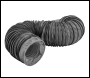 Maxvac Heat Resistant Grey Dust Blocker 700mm Flexible Duct 6mtr - Code MV-DBA-1065