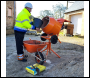 Belle MiniMix 150E+ Compact Heavy Duty Professional Tip-Up Cement Mixer - 8Ah Battery - Code M84B