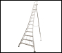 Werner Adjustable Tripod Ladder - 11 Tread - Working Height 4.85m - Code 92511