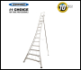 Werner Adjustable Tripod Ladder - 11 Tread - Working Height 4.85m - Code 92511