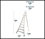 Werner Adjustable Tripod Ladder - 9 Tread - Working Height 4.29m - Code 92509