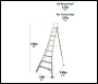 Werner Adjustable Tripod Ladder - 7 Tread - Working Height 3.72m - Code 92507