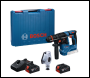 BOSCH GBH 18 V-18X 18v 3 function hammer SDS plus Inc 2x 5.0Ah Batts + GDE 24 Dust Extraction