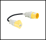 Lumer 110V 32amp to 16amp Fly Lead Adaptor – Code LM10185