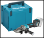 Makita GA056GZ01 40v Max XGT Brushless 125mm Flat-Head Paddle Switch Angle Grinder Body Only In Carry Case