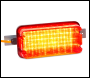 HiSpec 10W 110V Bulkhead with Red Diffuserand and 1M Cable Bracket Bar - Code HSSL/10BH-RED