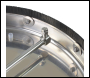 V-TUF tufTURBO410 - 16 inch  (410mm) 275BAR 150°c STAINLESS STEEL SURFACE CLEANER - & 1200MM LANCE WITH KTQ QR - Code H1.005TT-KIT3