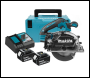 Makita DCS553RTJ Cordless 18V Brushless 150mm Metal Saw With 2×5.0Ah Batteries, Charger And MAKPAC 3 Case
