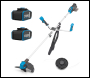 Hyundai 2x20V Brushless 2-in-1 Brush Cutter & String Trimmer, Straight Split Shaft, 3-Speed - HY40CGB26