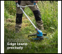 Hyundai 2x20V Brushless 2-in-1 Brush Cutter & String Trimmer, Straight Split Shaft, 3-Speed - HY40CGB26